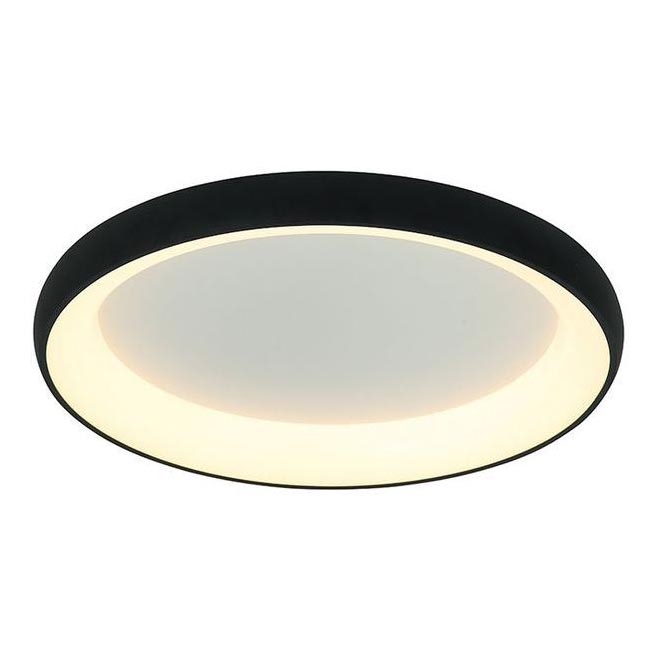 Zambelis 2056 - Plafón LED regulable LED/60W/230V diá. 80 cm negro
