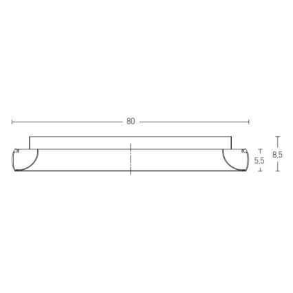 Zambelis 2056 - Plafón LED regulable LED/60W/230V diá. 80 cm negro