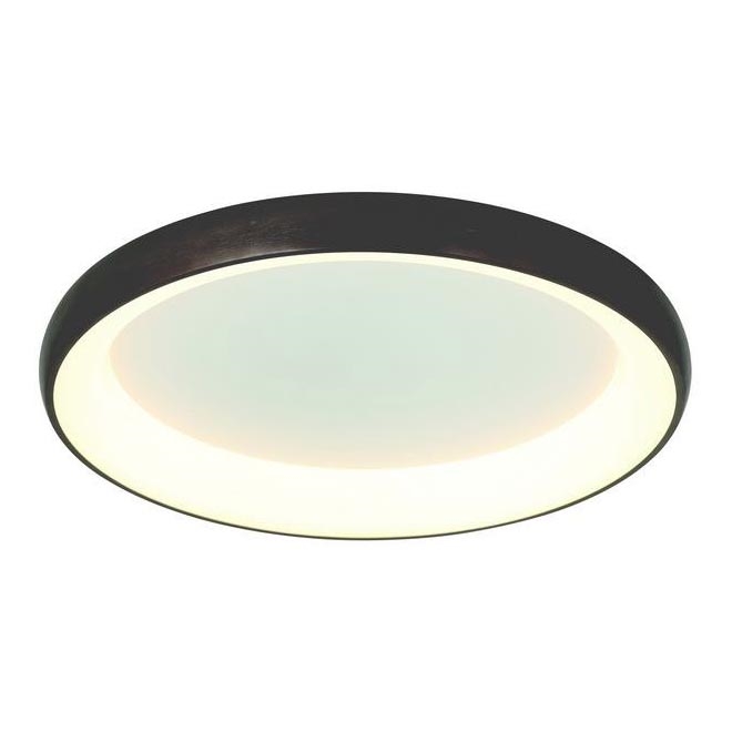 Zambelis 2059 - Plafón LED regulable LED/60W/230V diá. 80 cm marrón