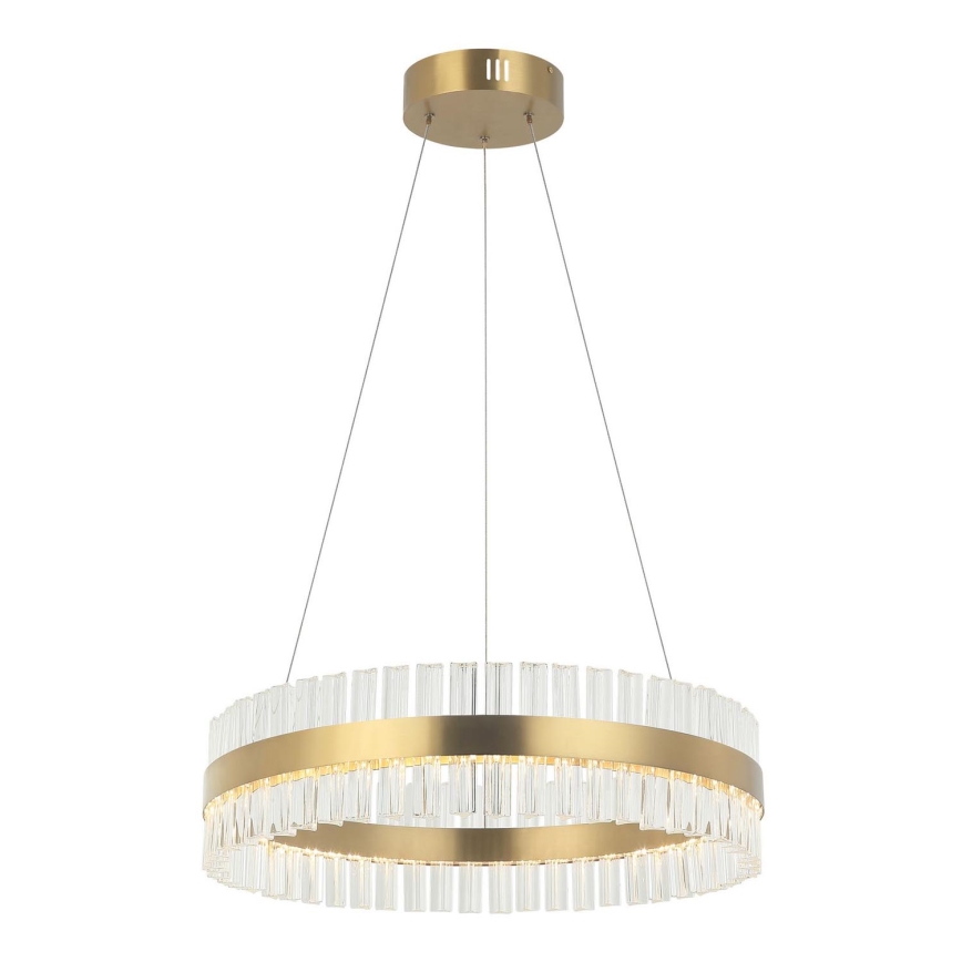 Zambelis 22039 - Lámpara de araña LED regulable LED/56W/230V dorado