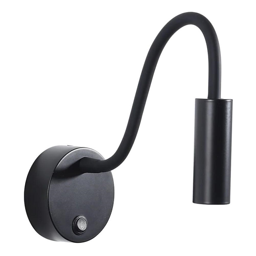 Zambelis 22049 - LED Lámpara flexible pequeña LED/3W/230V CRI90 negro