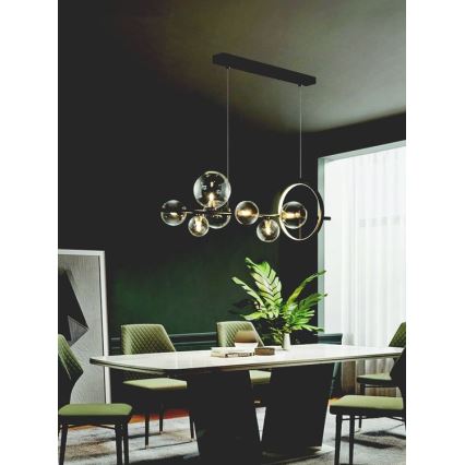 Zambelis 22063 - Lámpara de araña LED regulable LED/14W + 7xG9/7W/230V