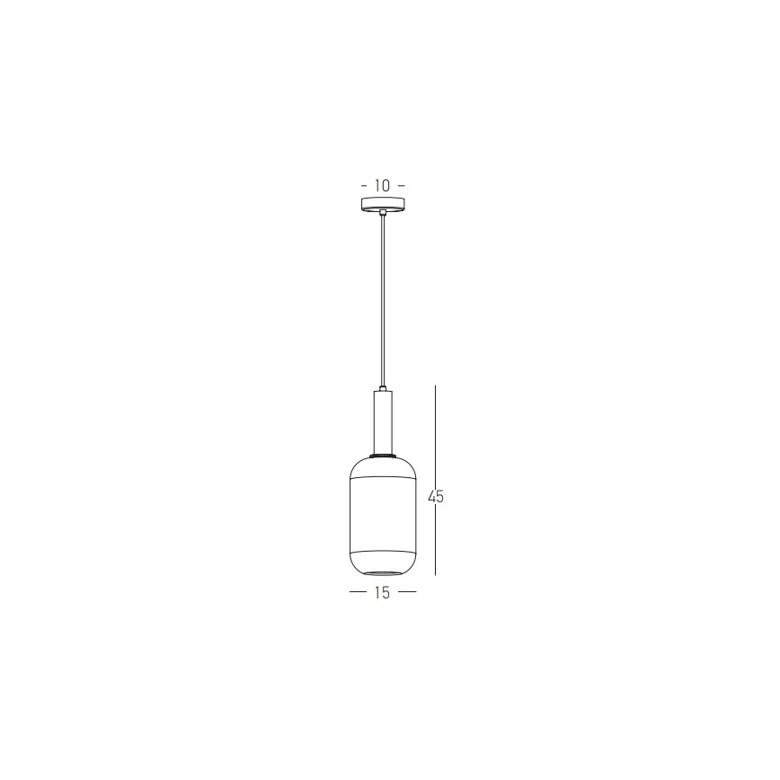 Zambelis 22070 - Lámpara colgante 1xE27/40W/230V diá. 15 cm dorado