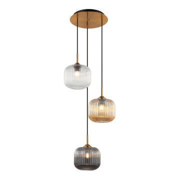 Zambelis 22073 - Lámpara colgante 3xE27/40W/230V