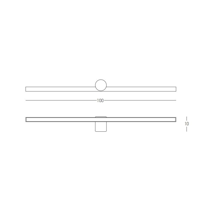 Zambelis 22126 - Iluminación LED para espejos de baño LED/21W/230V 100 cm IP54