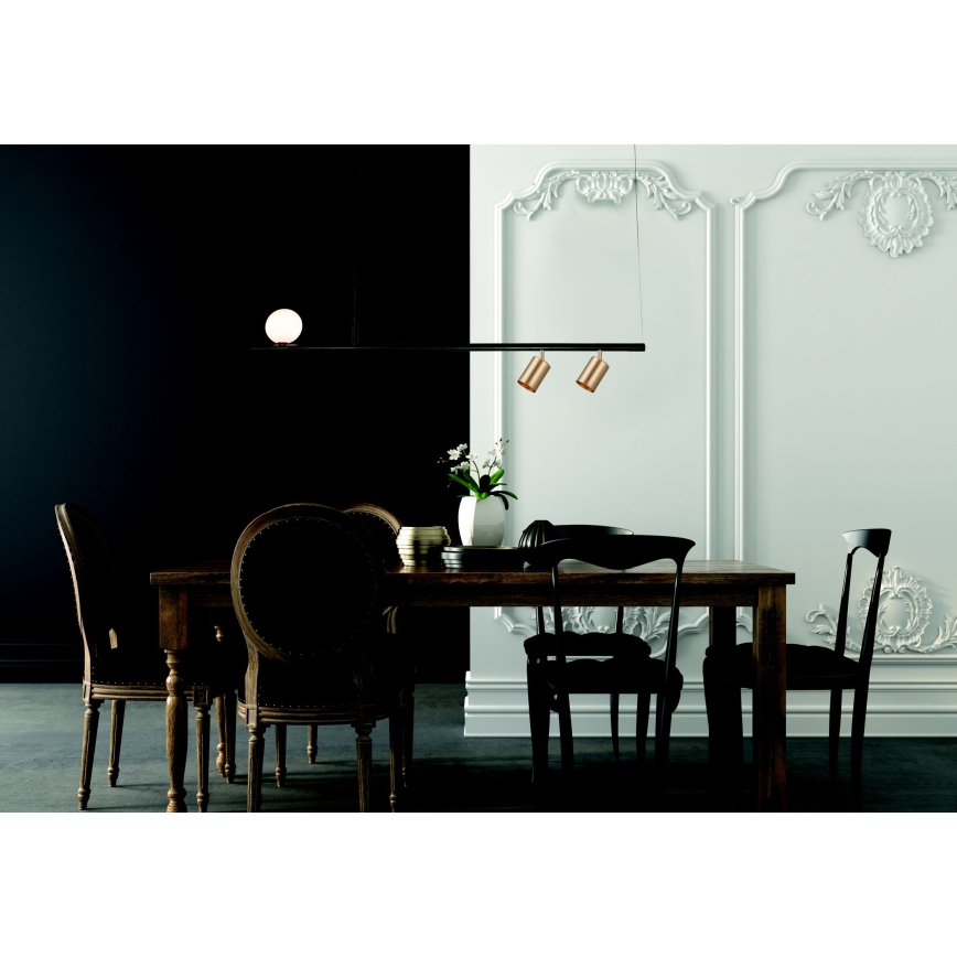 Zambelis 22227 - Lámpara colgante 2xGU10/25W+G9/9W/230V