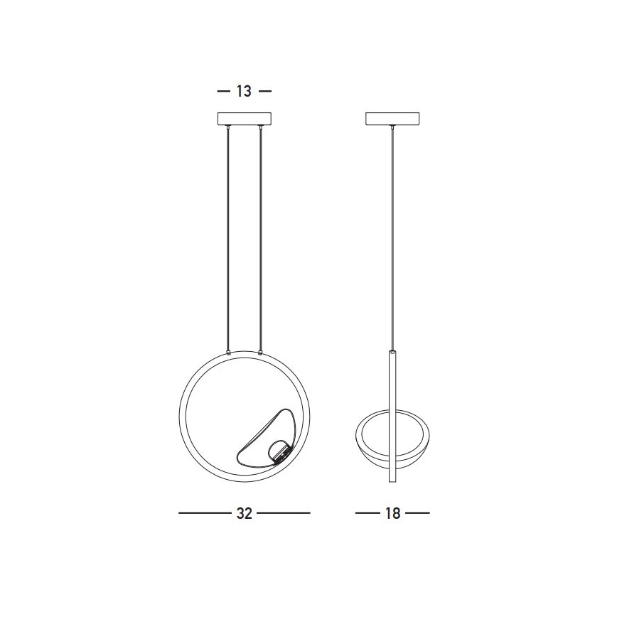 Zambelis 23028 - Lámpara de araña LED regulable LED/7W/230V 3000K dorado