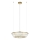 Zambelis 23046 - Lámpara de araña de cristal LED regulable en una cadena LED/38W/230V CRI 90 3000K d. 60 cm latón