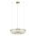 Zambelis 23048 - Lámpara de araña de cristal LED regulable en una cadena LED/55W/230V CRI 90 3000K d. 80 cm latón