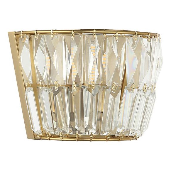 Zambelis 23050 - Aplique de cristal 1xG9/5W/230V latón