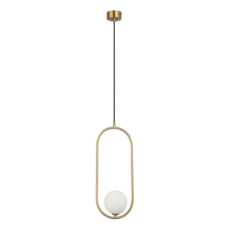 Zambelis 23135 - Lámpara colgante 1xG9/7W/230V 12x20 cm dorado