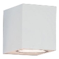 Zambelis E150 - Aplique de exterior 1xGU10/15W/230V IP54 blanco