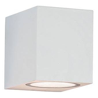 Zambelis E150 - Aplique de exterior 1xGU10/15W/230V IP54 blanco