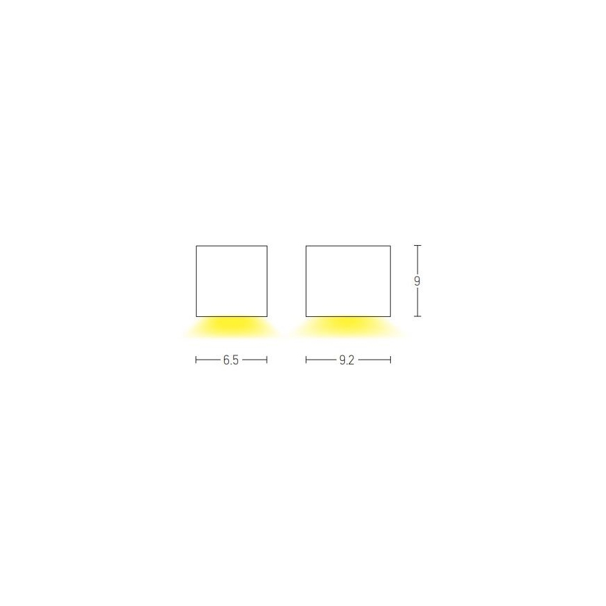 Zambelis E150 - Aplique de exterior 1xGU10/15W/230V IP54 blanco