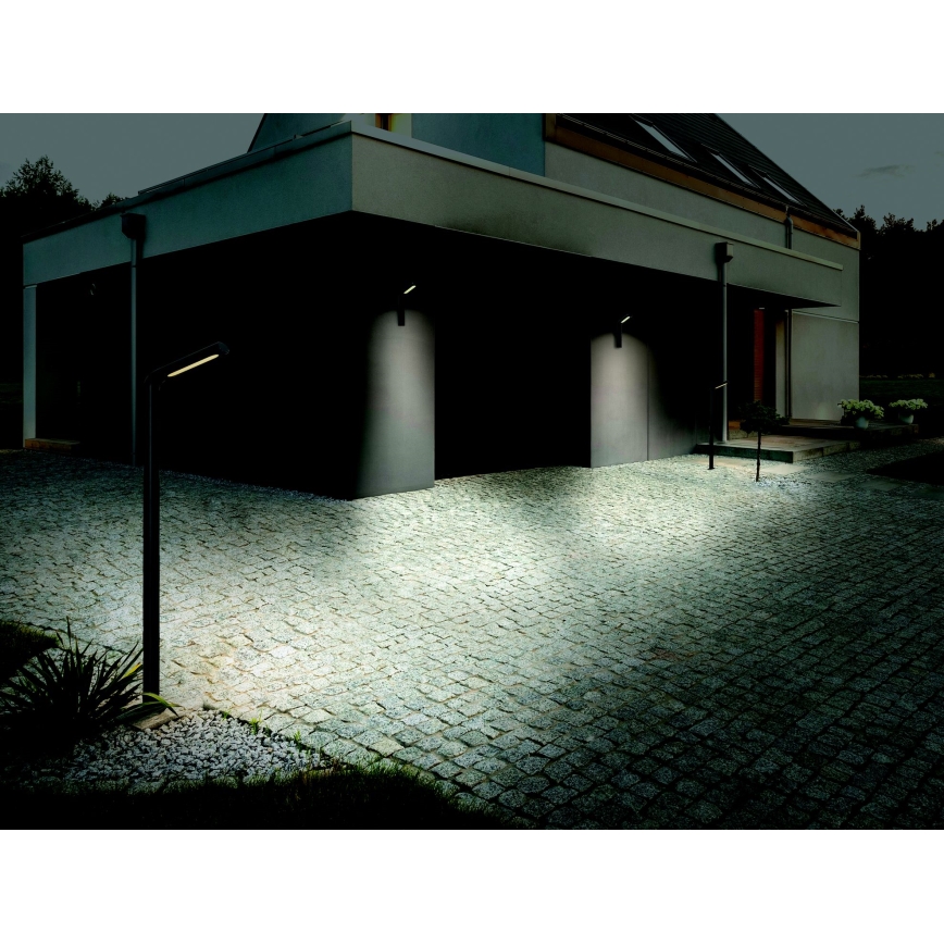 Zambelis E205 - Aplique LED para exterior LED/10W/230V IP54 antracita