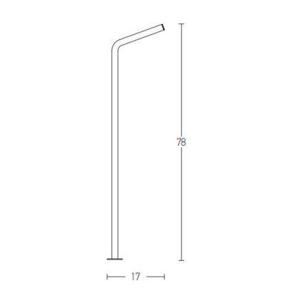 Zambelis E206 - Lámpara LED de exterior LED/10W/230V IP54 antracita