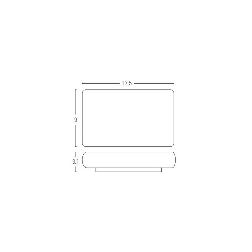 Zambelis E239 - Aplique LED para exterior 2xLED/6W/230V IP65 antracita