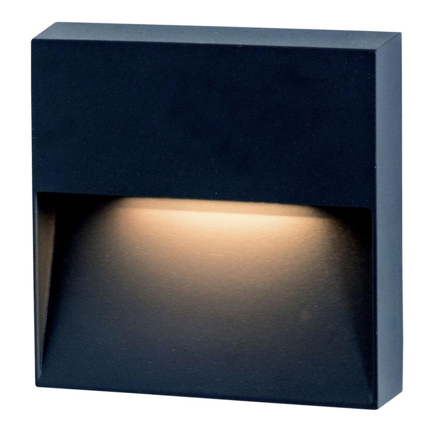 Zambelis E241-G - Iluminación de escalera LED exterior LED/6W/230V IP65 antracita