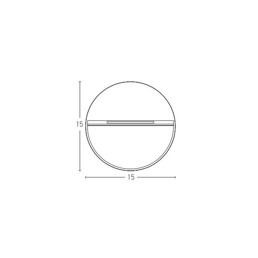 Zambelis E242-G - Iluminación de escalera LED exterior LED/6W/230V IP65 antracita