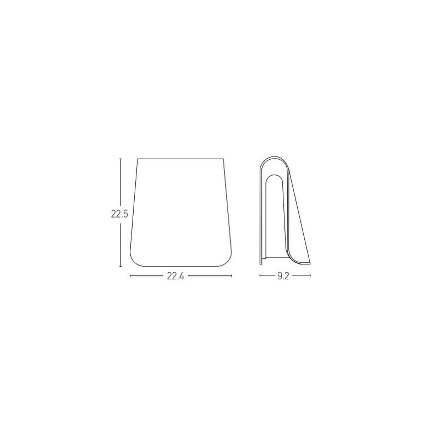 Zambelis E245 - Aplique LED para exterior LED/6W/230V IP54 antracita
