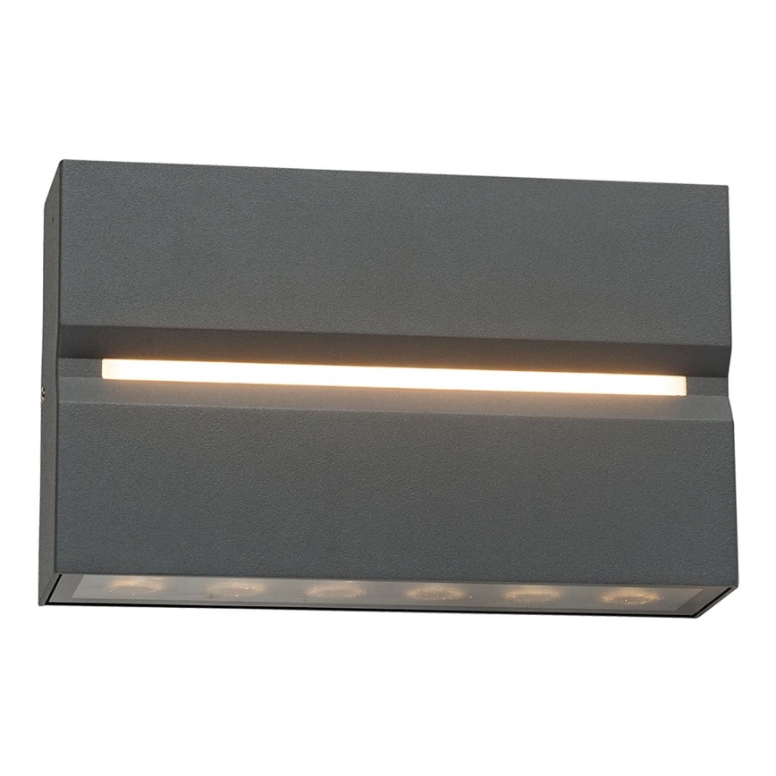 Zambelis E272 - Aplique LED para exterior LED/15W/230V IP54 antracita