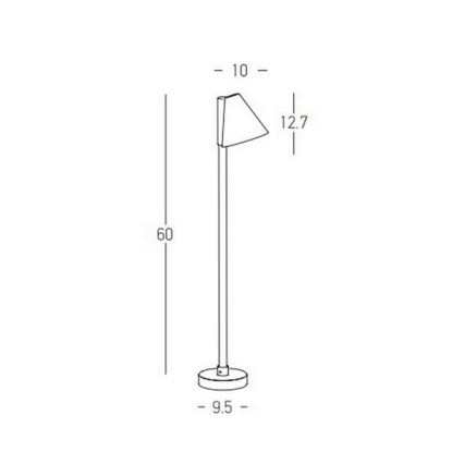 Zambelis E283 - Lámpara LED de exterior LED/6W/230V IP65 antracita