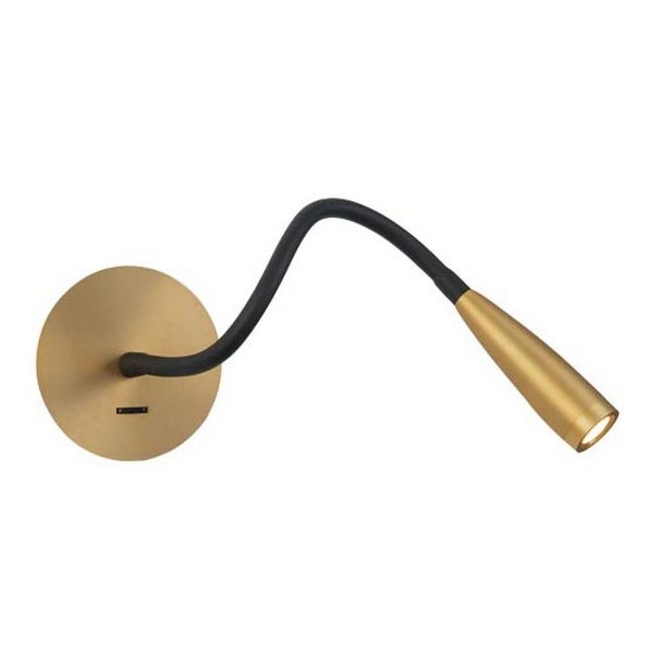 Zambelis H63 - Lámpara LED flexible pequeña LED/3W/230V latón