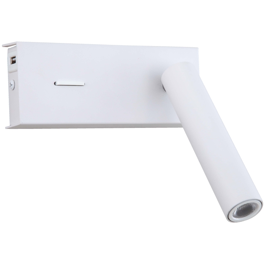 Zambelis H74 - Aplique LED LED/3W/230V USB blanco