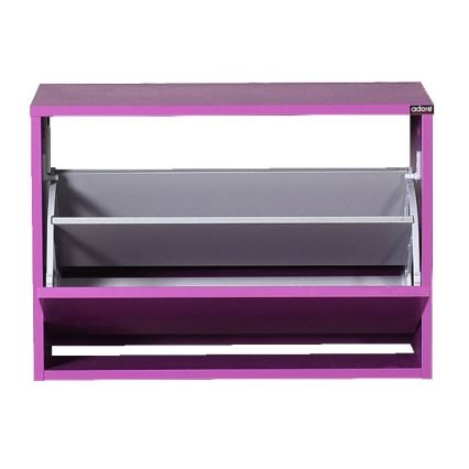 Zapatero 42x60 cm morada