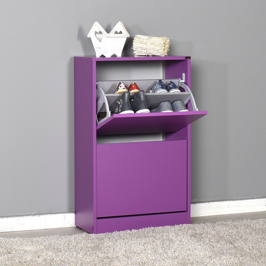 Zapatero 84x51 cm morada