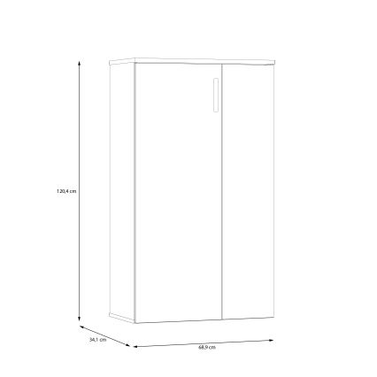 Zapatero ETON roble artisan/verde