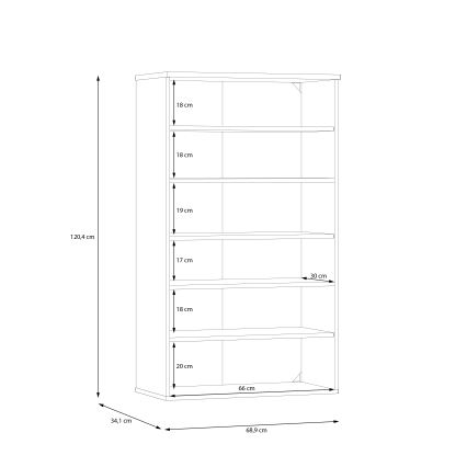 Zapatero ETON roble artisan/verde