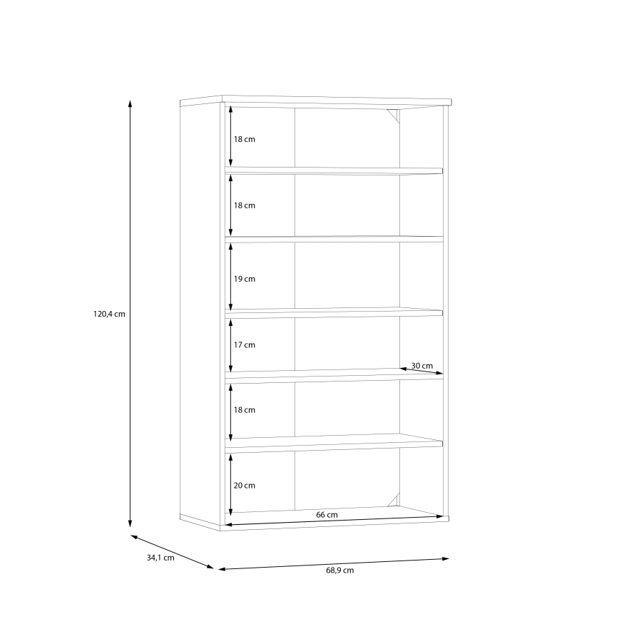 Zapatero ETON roble artisan/verde