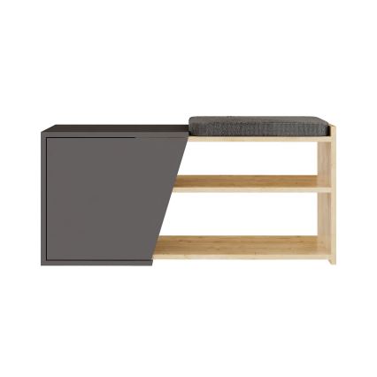 Zapatero FIONA 37x104 cm marrón/antracita