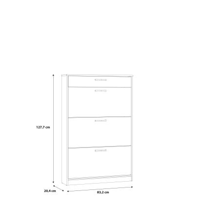 Zapatero KAVI roble artesanal