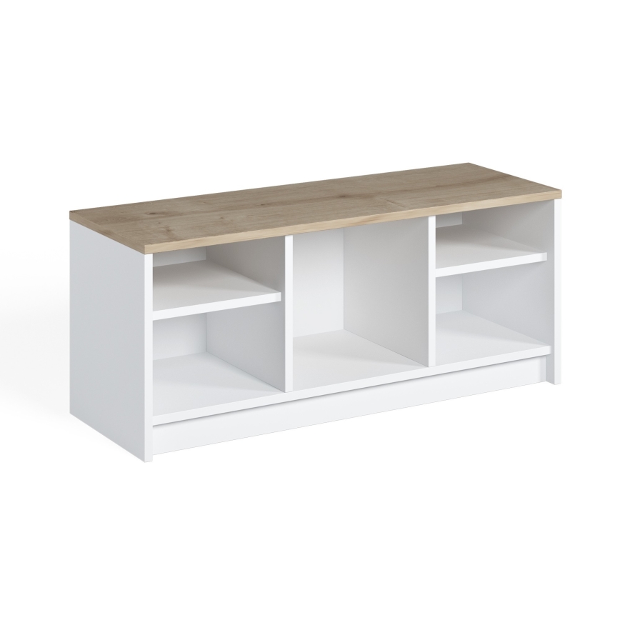 Zapatero LONDON 100x35 cm blanco/beige