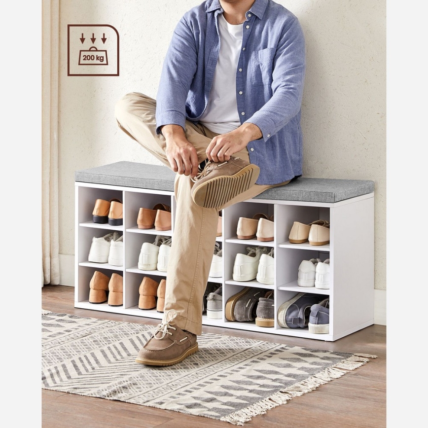 Zapatero VOREN blanco/gris