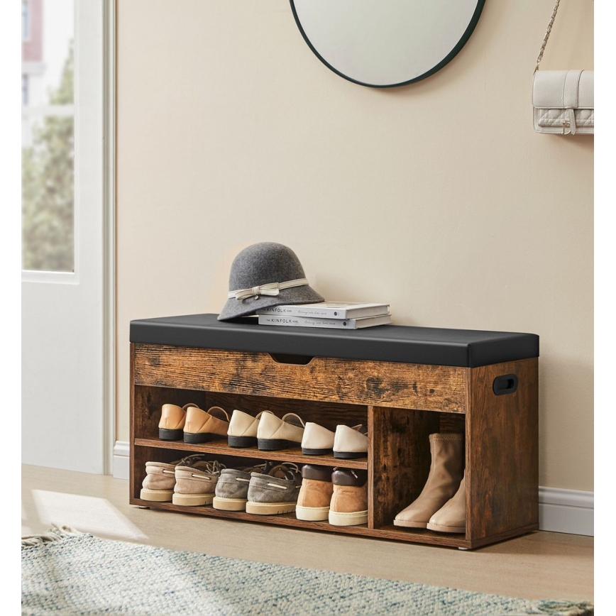 Zapatero VOREN marrón/negro