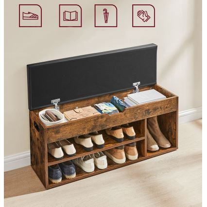 Zapatero VOREN marrón/negro