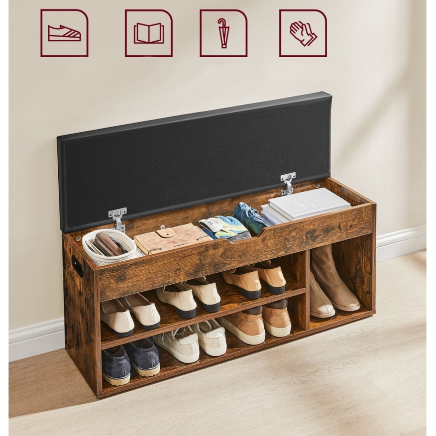 Zapatero VOREN marrón/negro