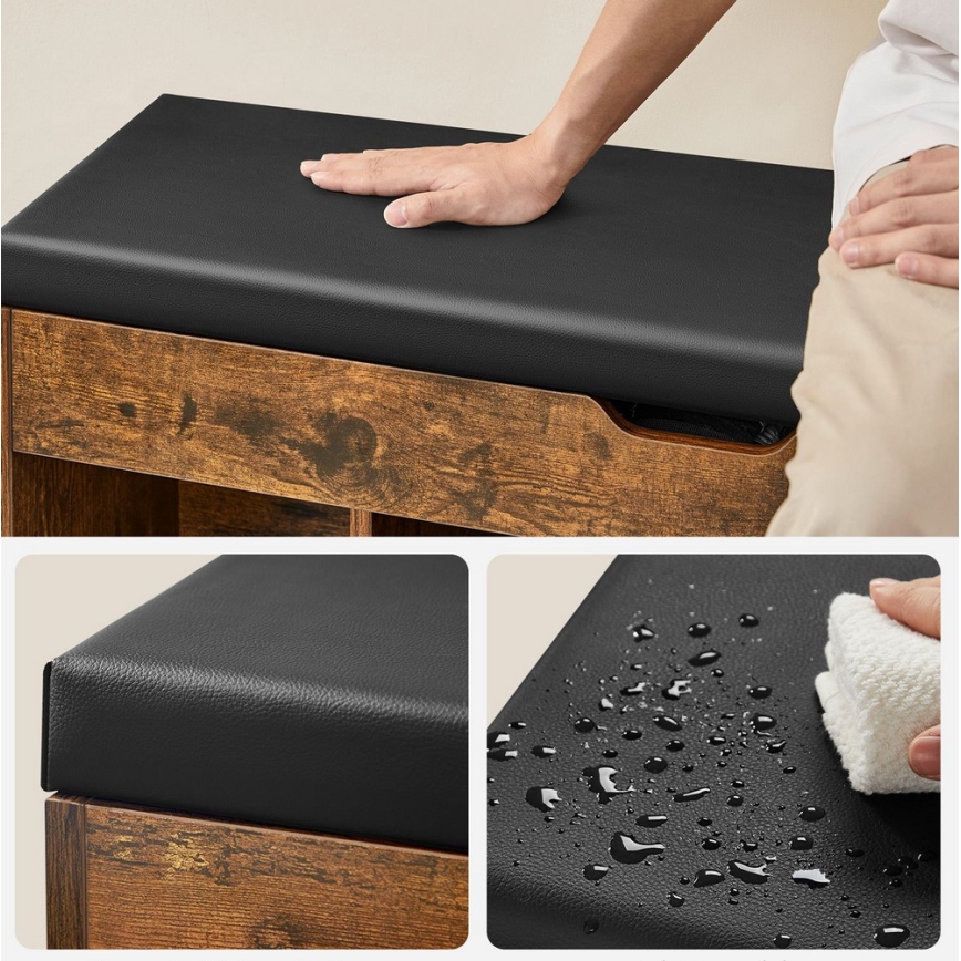 Zapatero VOREN marrón/negro