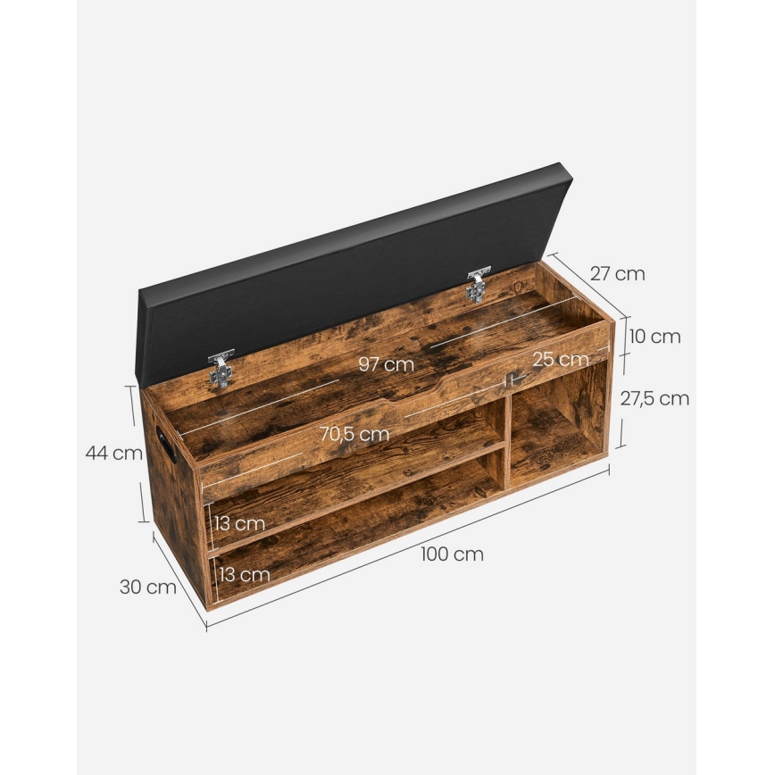 Zapatero VOREN marrón/negro