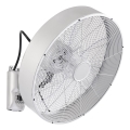 ZEVENTI - Ventilador de pared FANNY 50W/230V cromo mate + mando a distancia