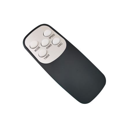 ZEVENTI - Ventilador de pared FANNY 50W/230V negro + mando a distancia