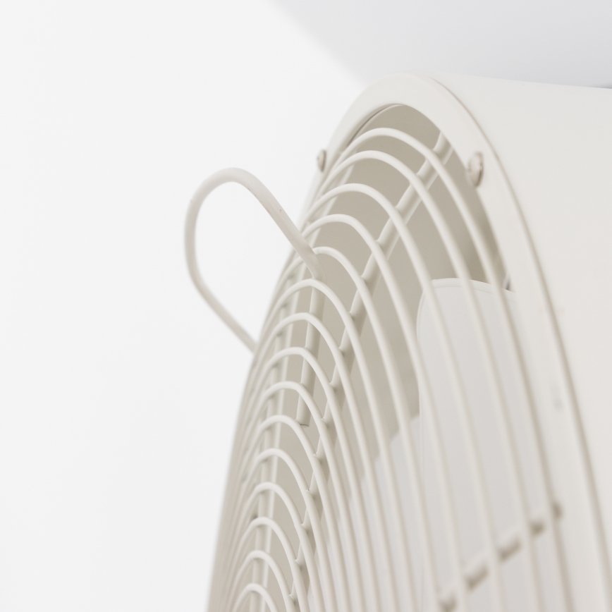 ZEVENTI - Ventilador de pared FREEZE 50W/230V diá. 40 cm blanco + control remoto