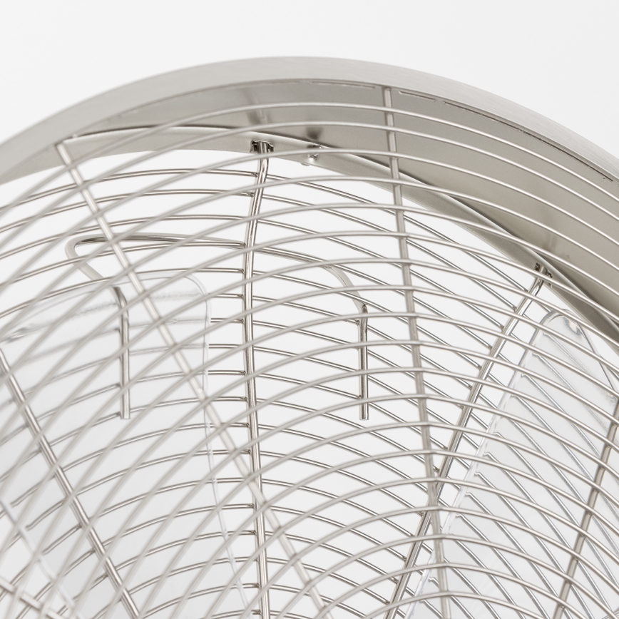 ZEVENTI - Ventilador de pared FREEZE 50W/230V diá. 40 cm cromo mate + control remoto
