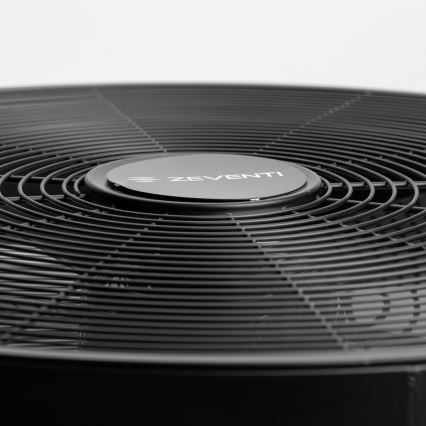 ZEVENTI - Ventilador de pared FREEZE 50W/230V diá. 40 cm negro + control remoto