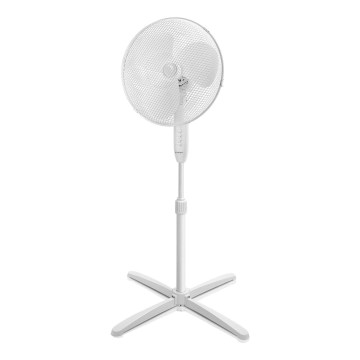 ZEVENTI - Ventilador de pie FLOW 40W/230V 123 cm blanco