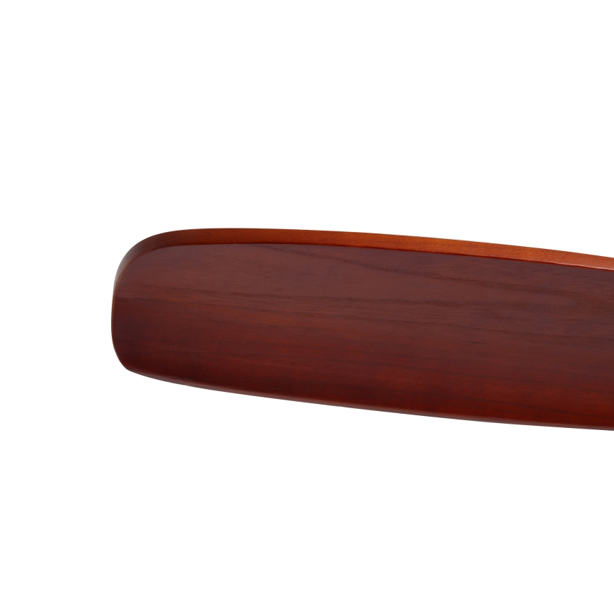 ZEVENTI - Ventilador de techo CUENCA Wi-Fi Tuya negro/roble + control remoto