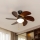 ZEVENTI - Ventilador de techo FAMARA 1xE14/60W/230V